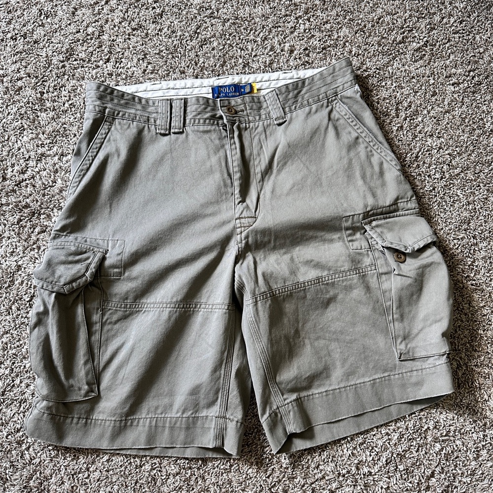 Polo by Ralph Lauren Men's Tan Cargo Shorts
